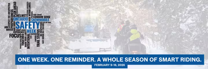 Ontario Snowmobile Safety Week Highlights Season-Long Responsible Riding