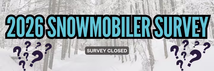 2026 Survey Banner - OFSC Snowmobiler CLOSED