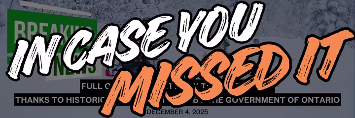 In Case You Missed It Funding Announcement