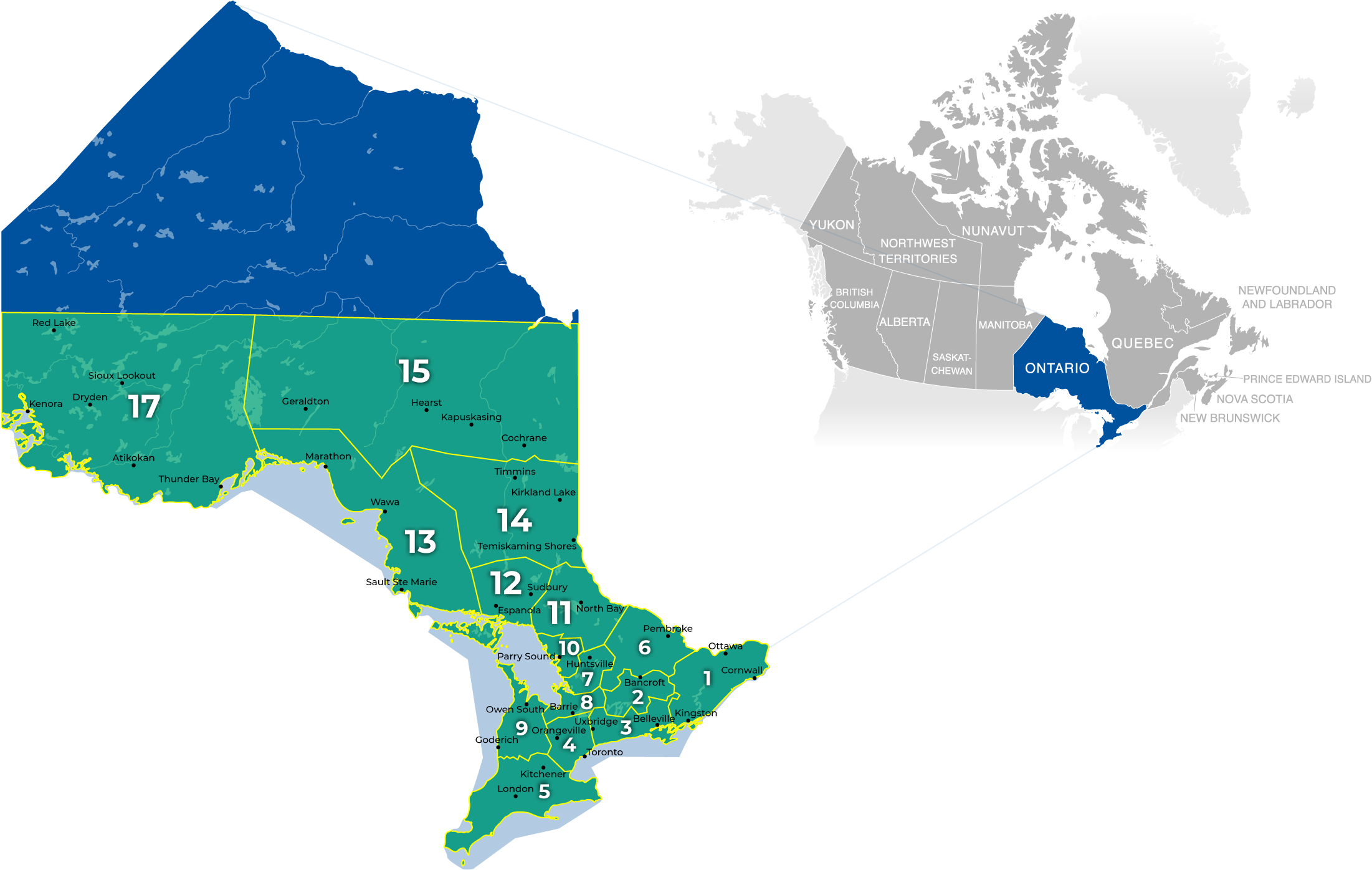 Find Your District Ontario Federation of Snowmobile Clubs