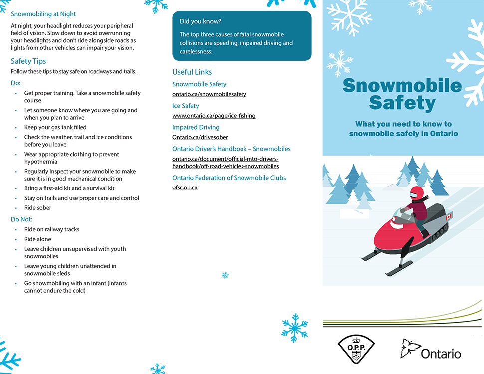 Safety Ontario Federation Of Snowmobile Clubs